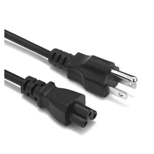 USA Power Cable 1.2m 3 Prong USA IEC C5 Power Extension Cord For HP Dell Lenovo Notebook Laptop Adapter  LG TV