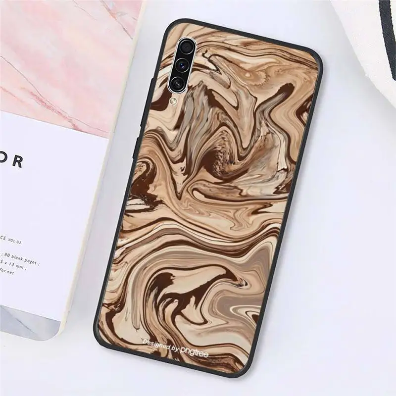 

Coffee Latte Love Pattern Phone Case For Samsung galaxy A S note 10 7 8 9 20 30 31 40 50 51 70 71 21 s ultra plus
