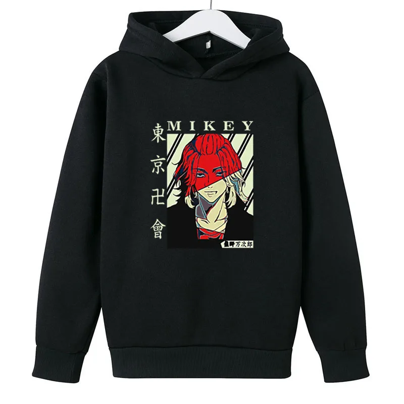 

Tokyo Revengers Cute anime Hoodies Toddler Girl Print Children Sweatshirt Boy Casual Hooded Pullover Kids Clothes graphic hoodie