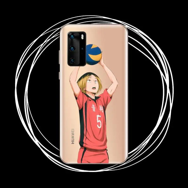 

Kenma Kozume of Haikyuu!! Phone Case Transparent for Huawei P20 P30 P40 honor 8 10i P smart 2019 Samsung A71 A21S S10 20 plus
