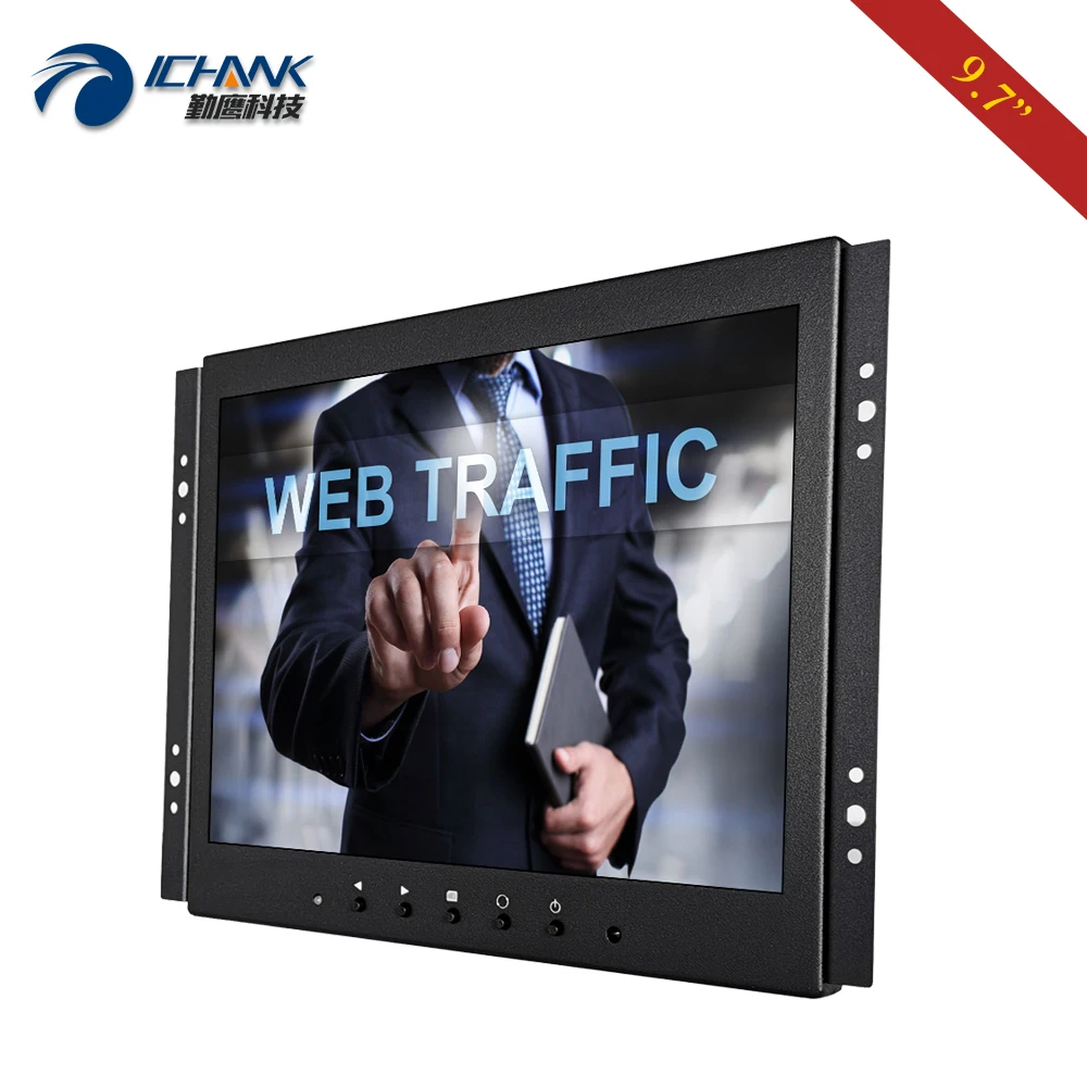 ZK097TC-592L/9," 10" дюймовый 1024x768 HDMI USB VGA встроенный открытая рамка Linux Ubuntu Raspbian Debian OS сенсорный ПК-монитор ЖК-экран