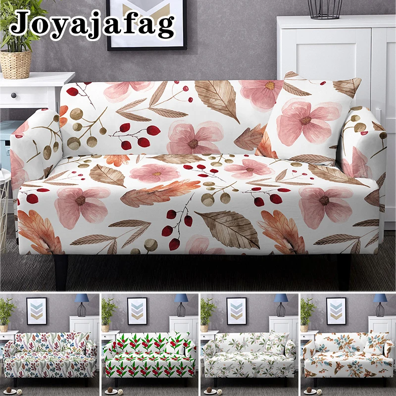 

Floral Elastic Sofa Covers 1/2/3/4 Seater For Living Room L Shape Corner Couch Cover All-cover Washable Slipcovers Drop Shipping
