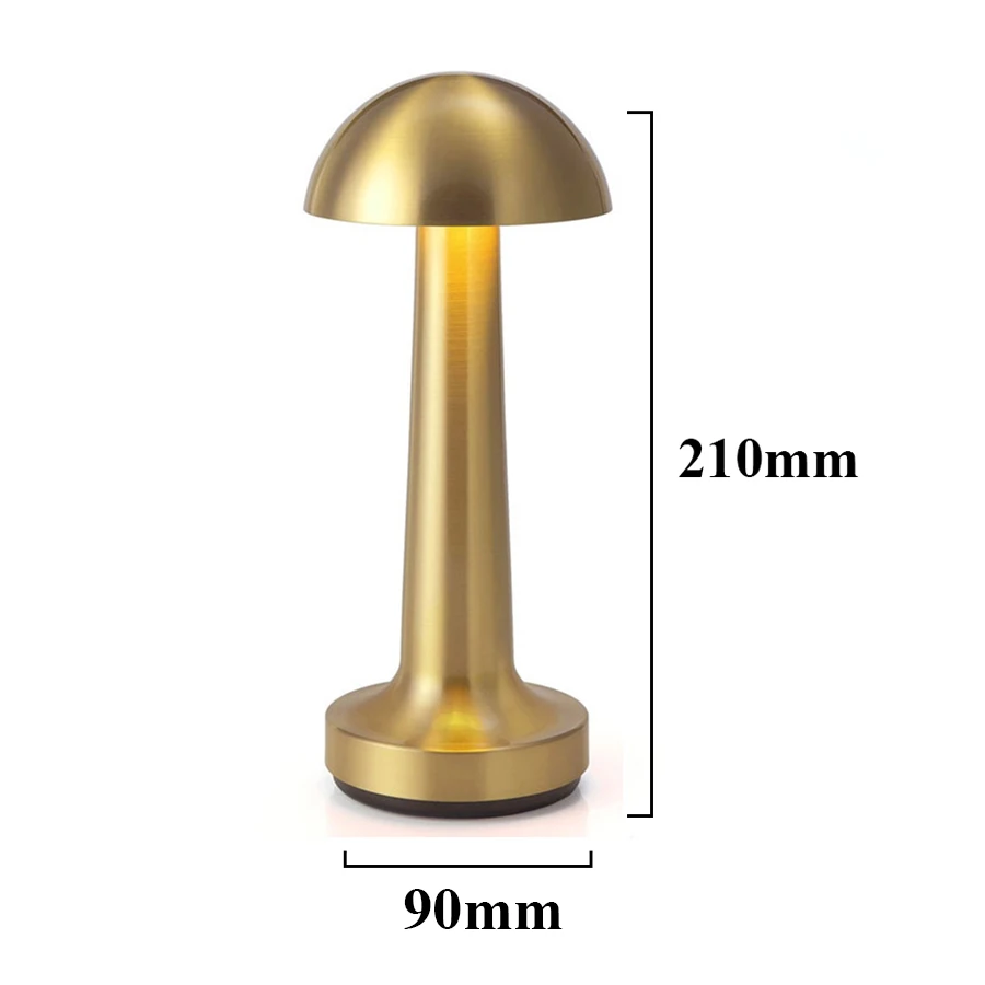 

Thrisdar Retro Rechargeable Bar Table Night Light Creative Hotel KTV Bar Cafe Diner Table Lamps Restuarant Dimmable Night Light