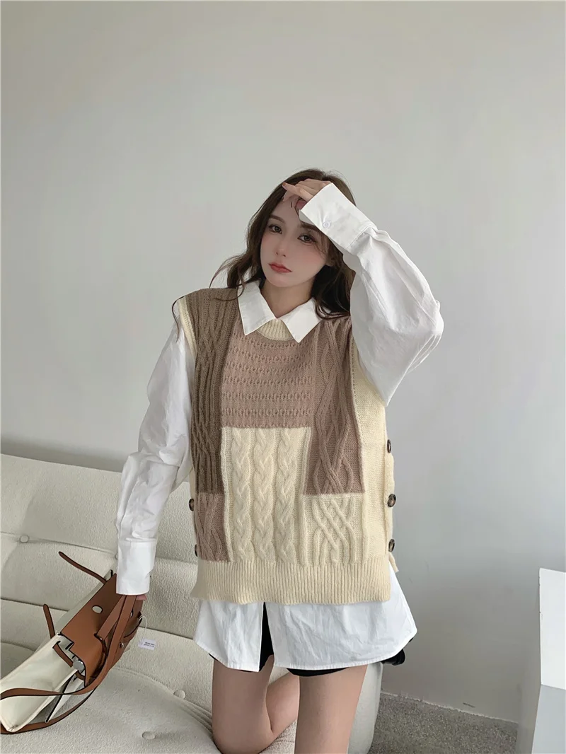 Жилет женский складной на раннюю осень 2021 |