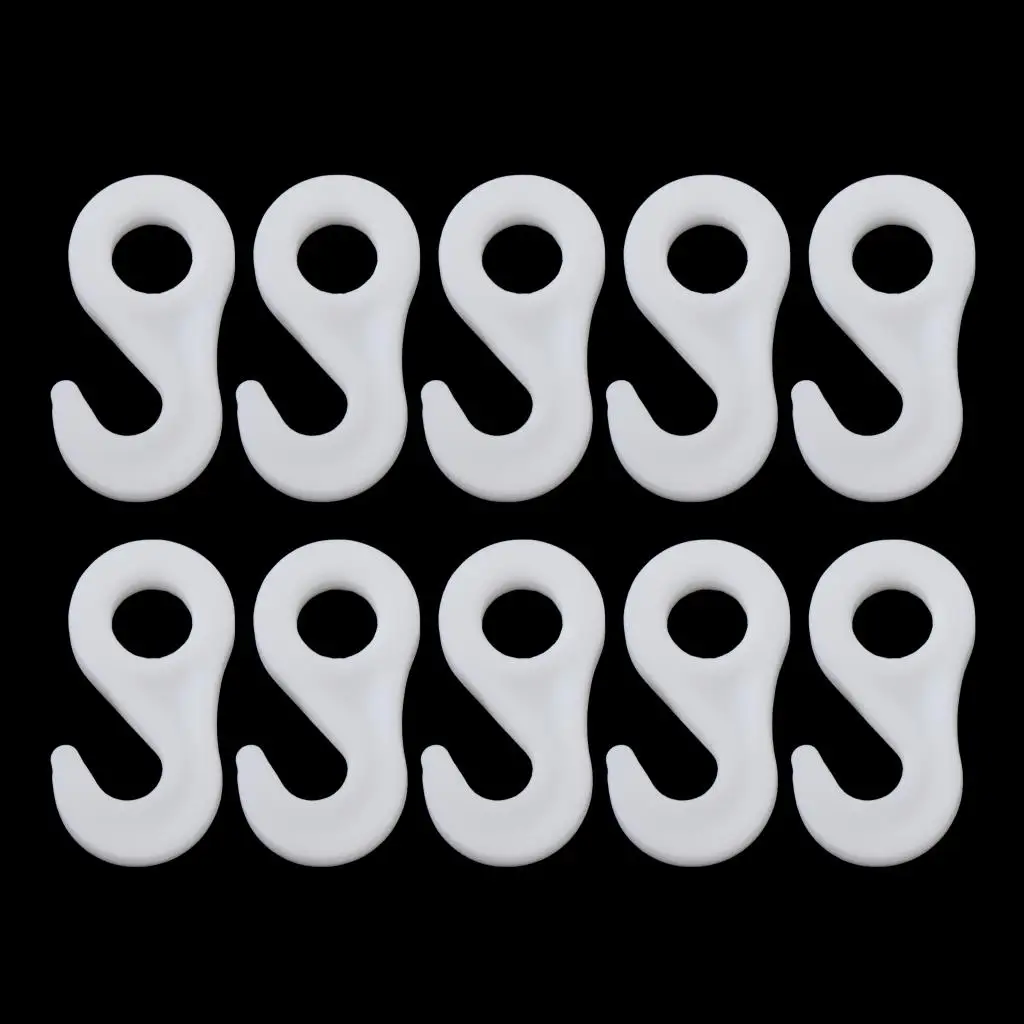 10 шт. подвесная Пряжка для палатки внутренний крюк с отверстием Ремонтный