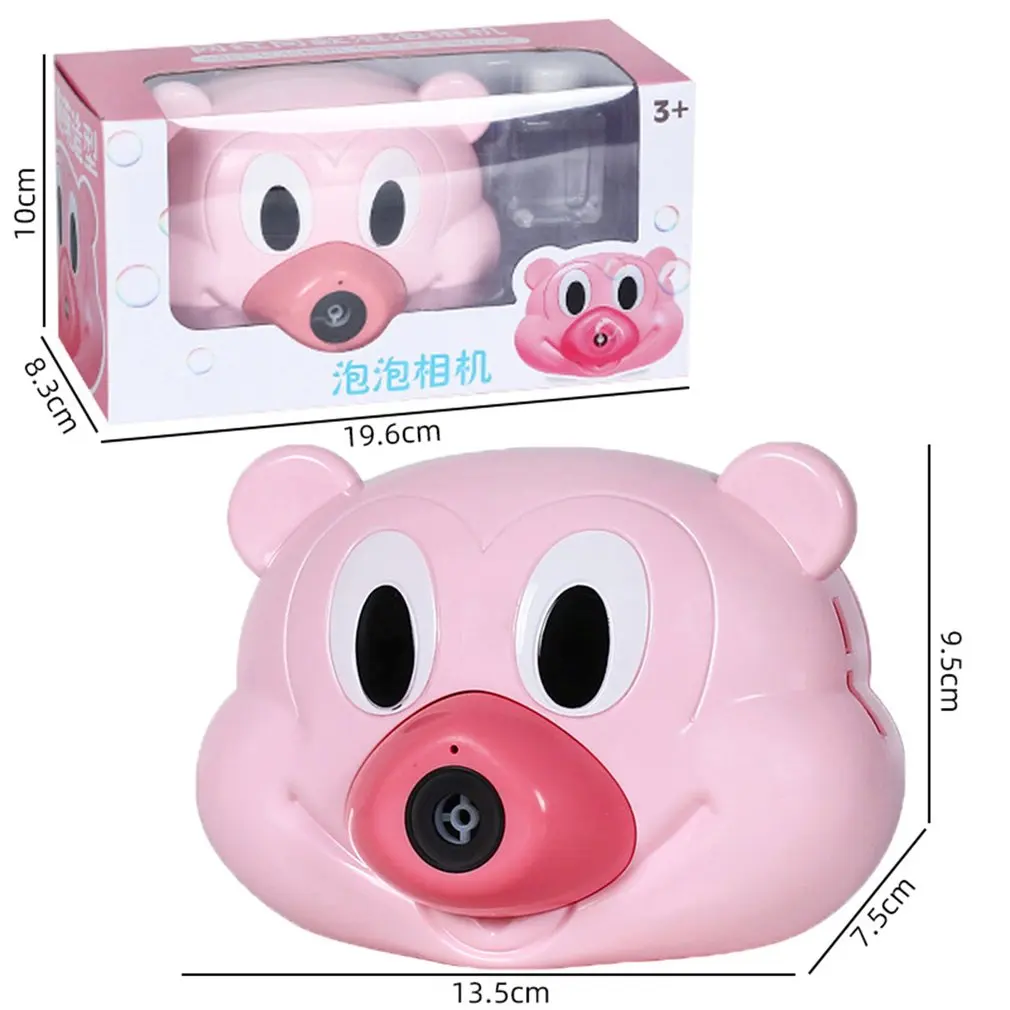 

Children'S Toy Mouse Blowing Bubbles Camera Cute Cartoon Bubble Machine Outdoor Automatic Bubble Toys Gift of Children