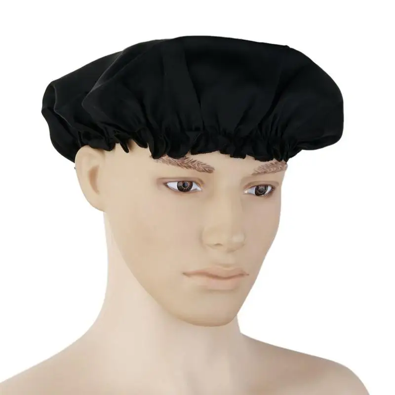 Мягкий Чепчик для сна из чистого шелка ночная шапочка женщин выпадения волос