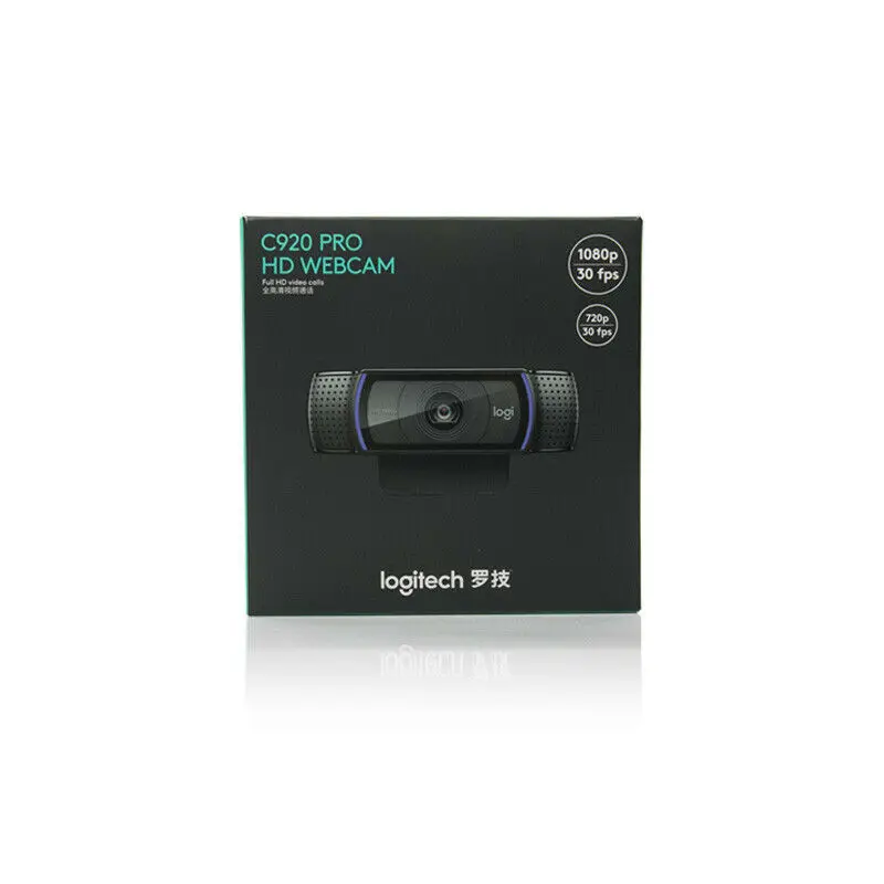 Новая Оригинальная веб камера Logitech HD C920 Pro Широкоформатная для видеозвонков и