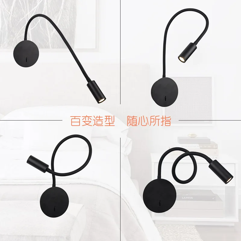 Прикроватная настенная лампа для чтения простой скандинавский креативный