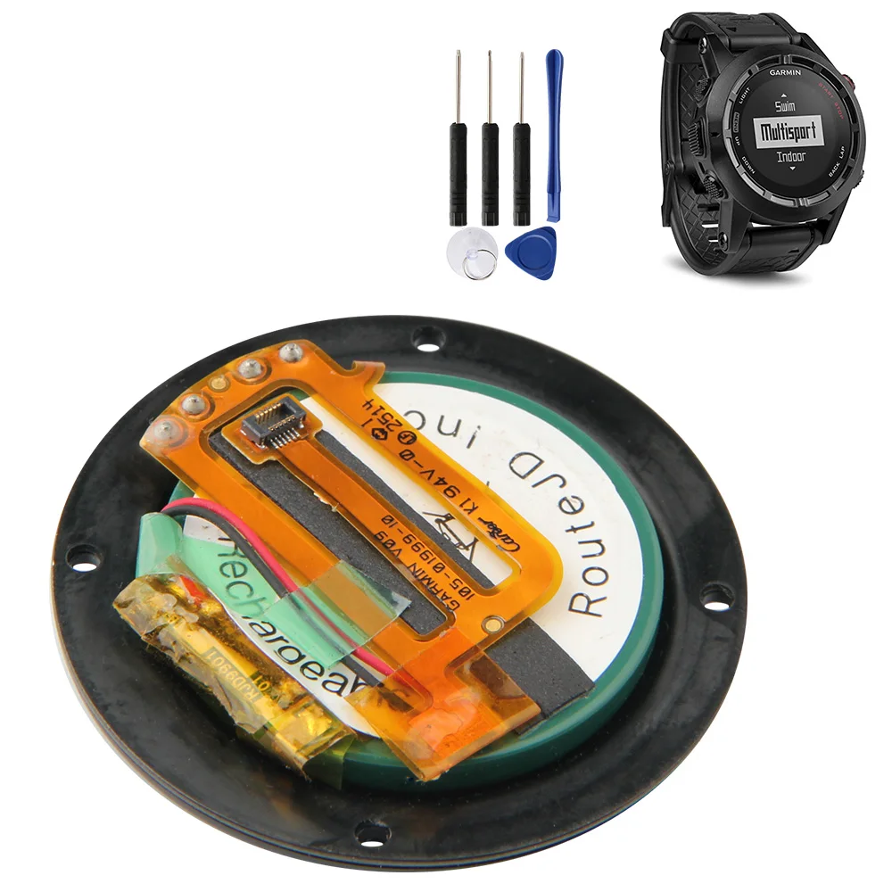 Bater&iacute;a de repuesto Original Fenix2 para Garmin Fenix 2, GPS, reloj Fenix2 + herramientas-5