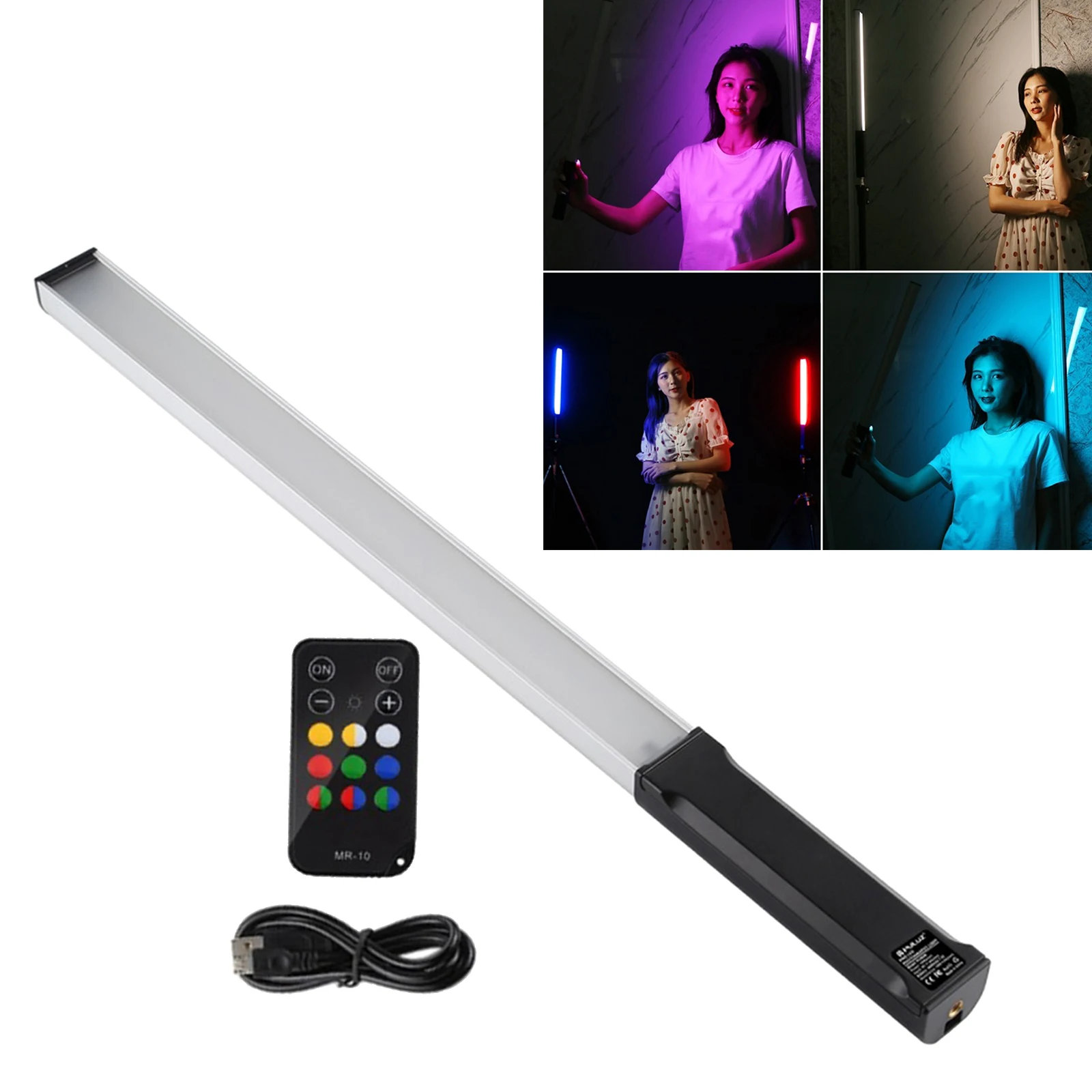 Цветная (RGB светодиодный видео светильник трубчатая вспышка s съемок