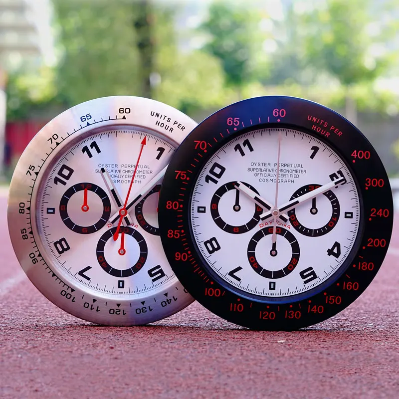 Золотые Роскошные Дизайнерские металлические художественные часы светящиеся