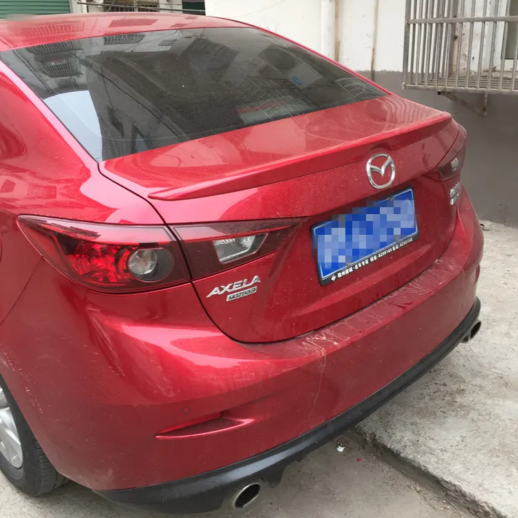 Спойлер для Mazda 3 2014 2019 спортивный спойлер AXELA из АБС пластика автомобильное
