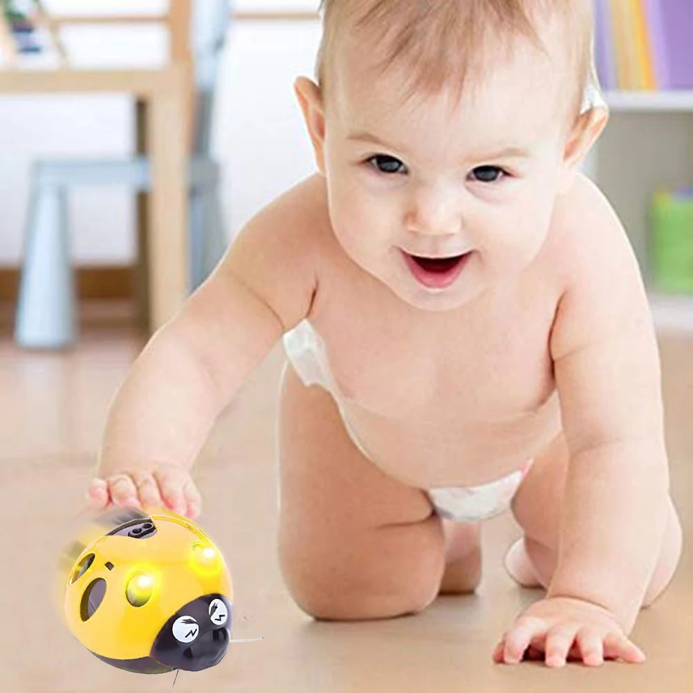 Детские игрушки забавная инфракрасная Индукционная Милая бегущая божья коровка