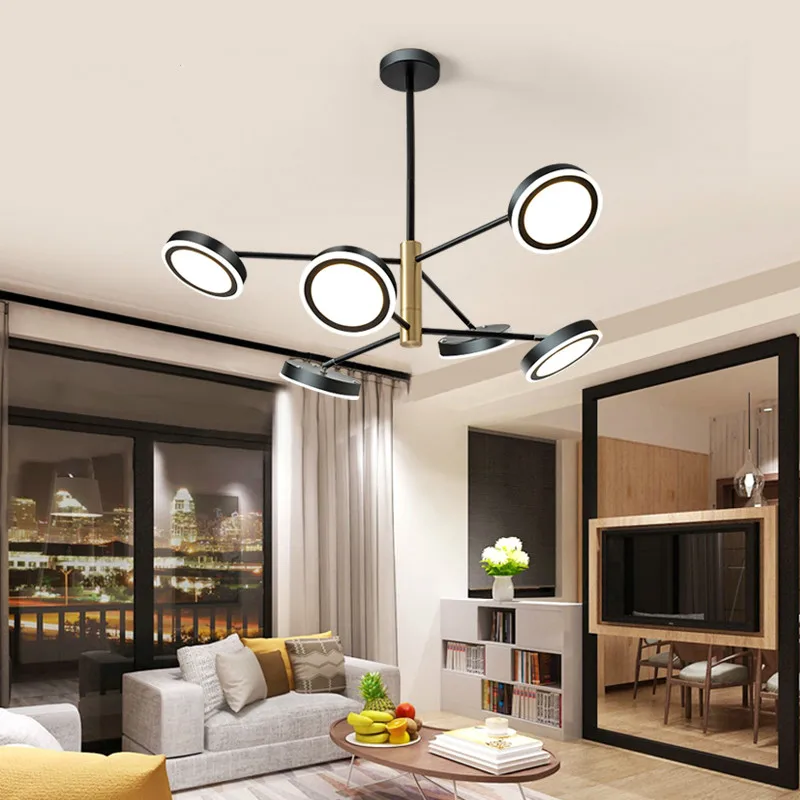 Скандинавский светильник для гостиной люстры современный простой спальни