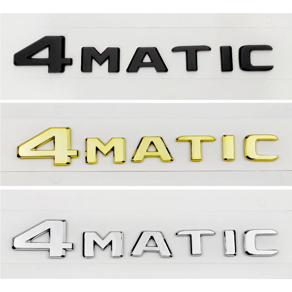 4 matic эмблема наклейка автомобиль Задняя на крыло боковые наклейки украшения для