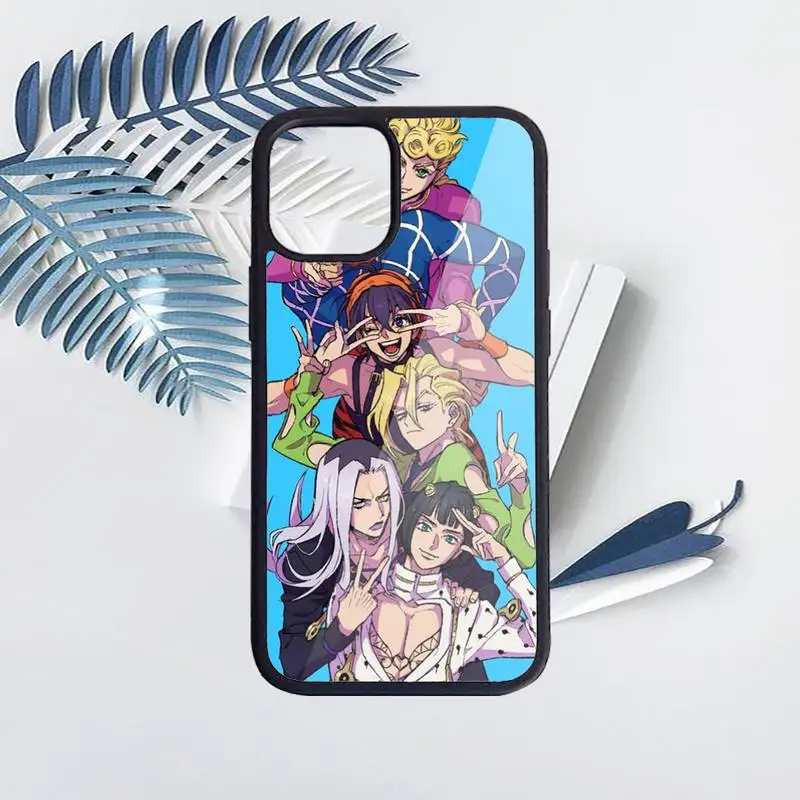 

JoJo's Bizarre Adventure Anime Phone Case PC for iPhone 11 12 pro XS MAX 8 7 6 6S Plus X 5S SE 2020 XR Luxury brand shell funda