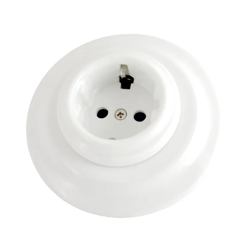 

Morden Flush Mounted Porcerlain Socket Outlet 250V,16A