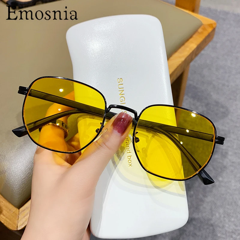 

2021 Квадратные Солнцезащитные очки с океанскими линзами для женщин и мужчин, модные роскошные брендовые дизайнерские солнцезащитные очки и...