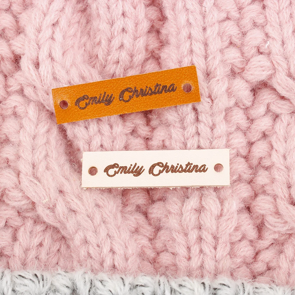 

Custom Labels,Personalized Tags, Tags, With Love, Leather Tags, personalized tags, knit labels, Custom Name, Handmade (PB2343)