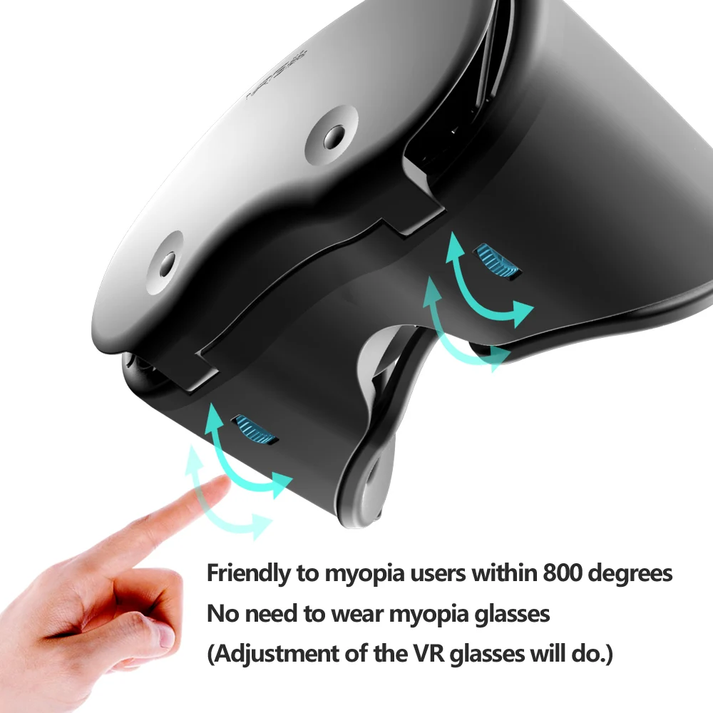 Виртуальная реальность VR очки 3D гарнитура шлем для Android iPhone Мобильный телефон