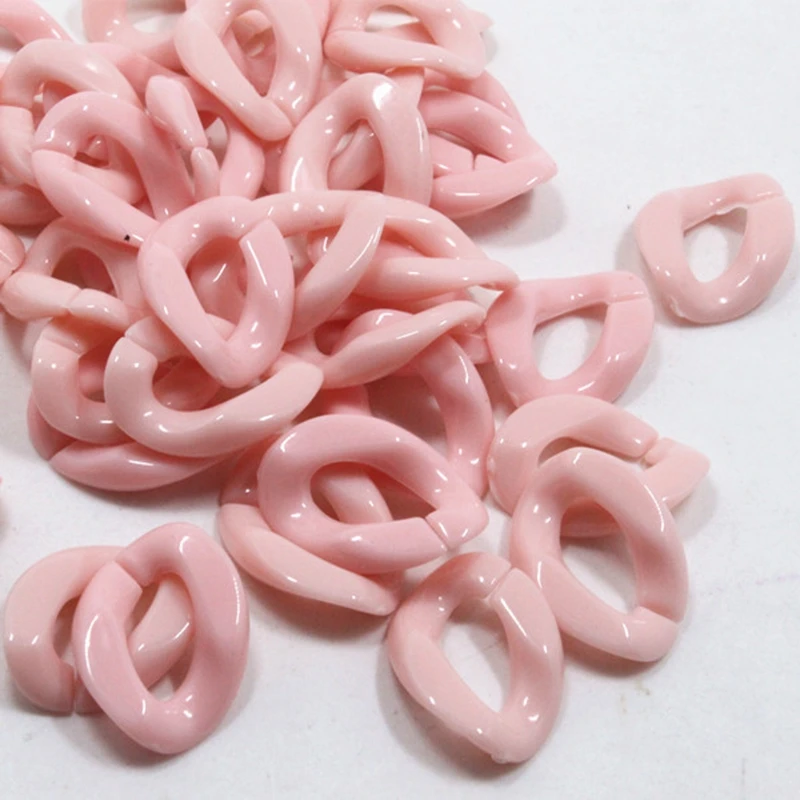 100 шт./лот акриловая цепь DIY птица игрушка клипсы Висячие Крючки подставка Радуга