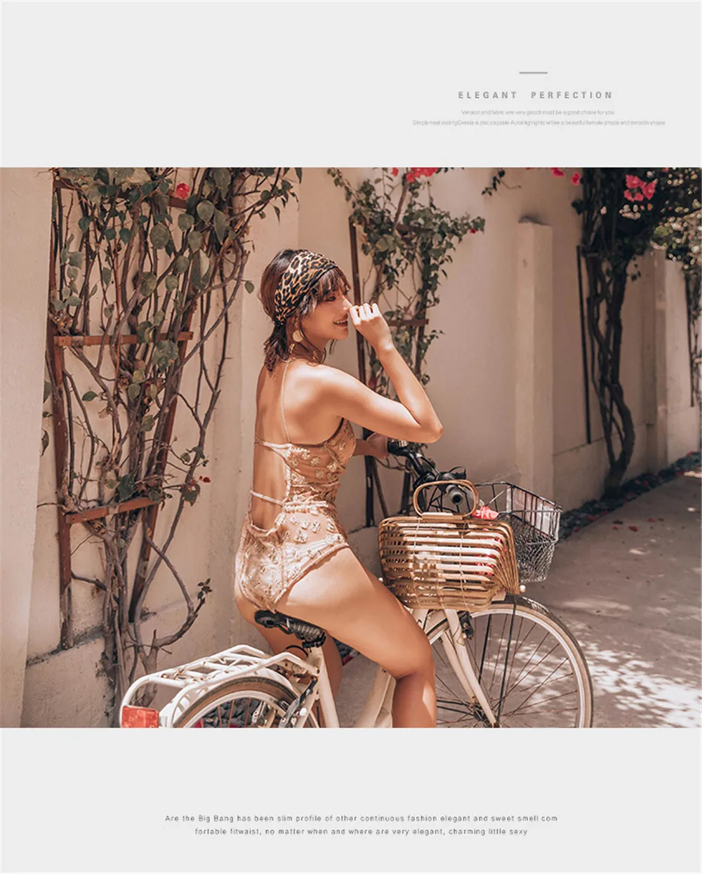 Купальный костюм с вышивкой женский пикантный однотонный монокини чашками