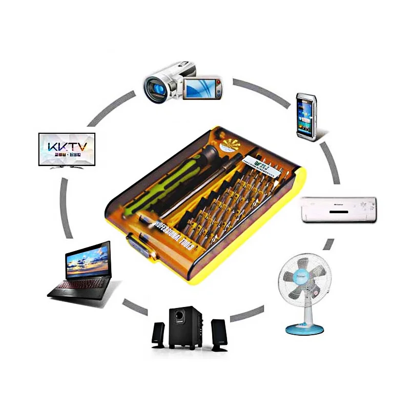 Лучший товар набор отверток 45 в 1 с длинным рукавом инструмент для разборки