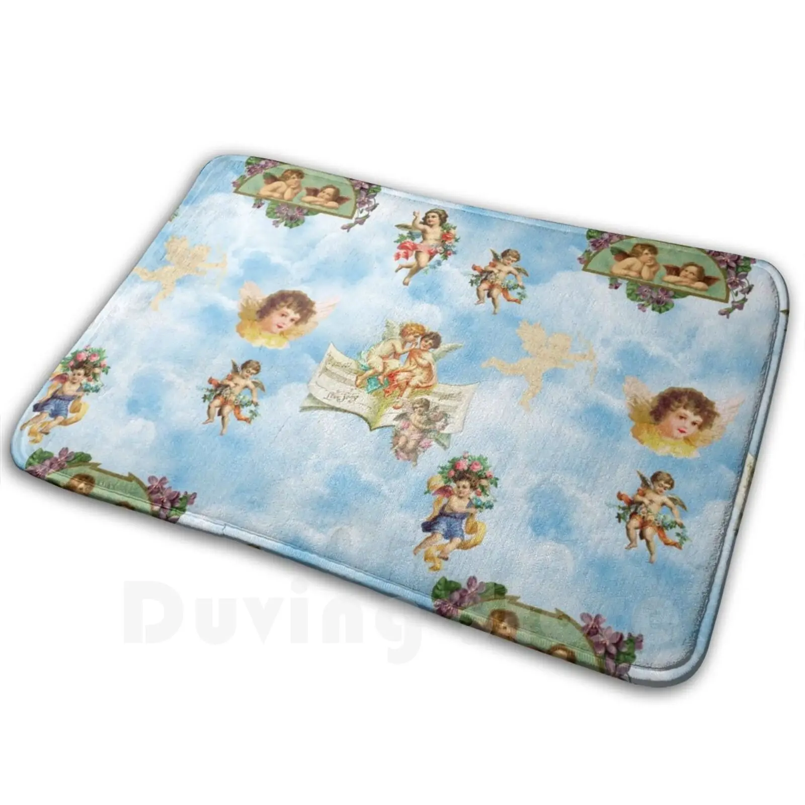Мягкий Нескользящий Коврик облака Ангел Cherubs коврик подушка ангел небесный