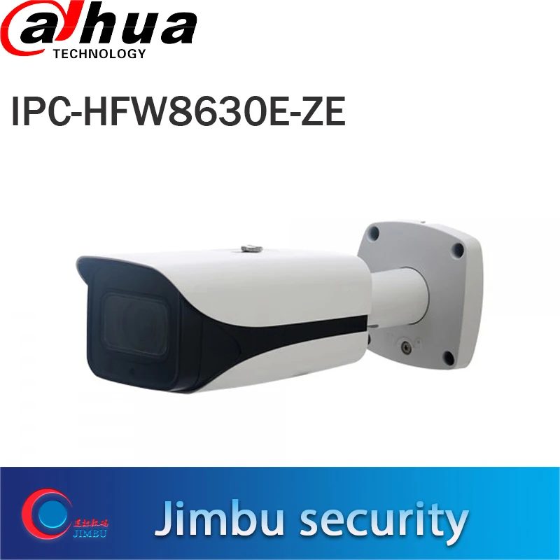 

Dahua IPC-HFW8630E-ZE 6MP IR Bullet Network Camera English Firmware IP Camera with Dahua logo