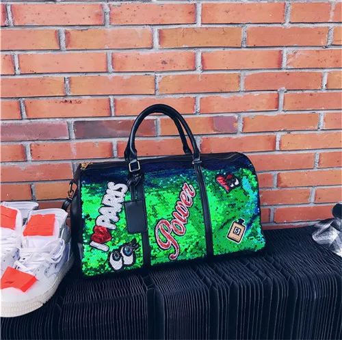 Зеленый Дорожные сумки, спортивные сумки Bolsas Para Mujeres Y Damas - Цвет: Зеленый