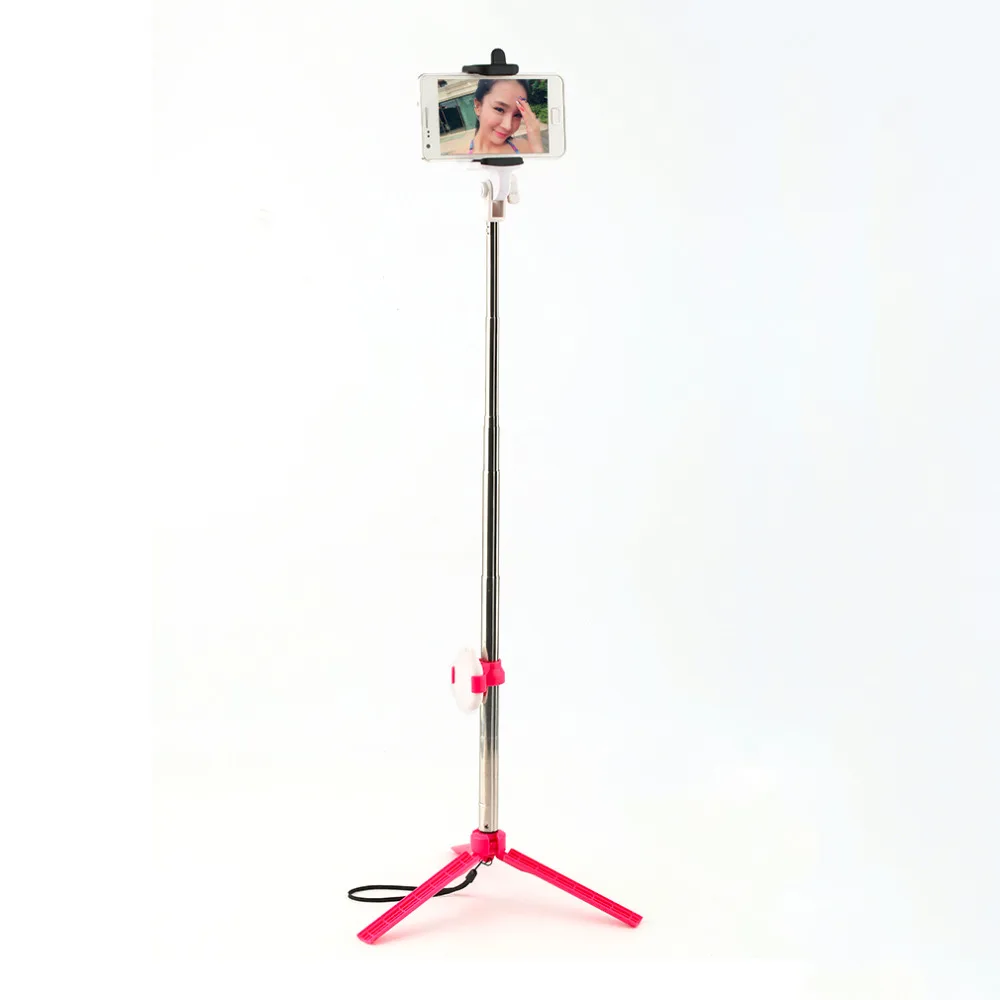 

High Quality Bluetooth Cell Phone Selfie Stick Monopod Tripod For Iphone