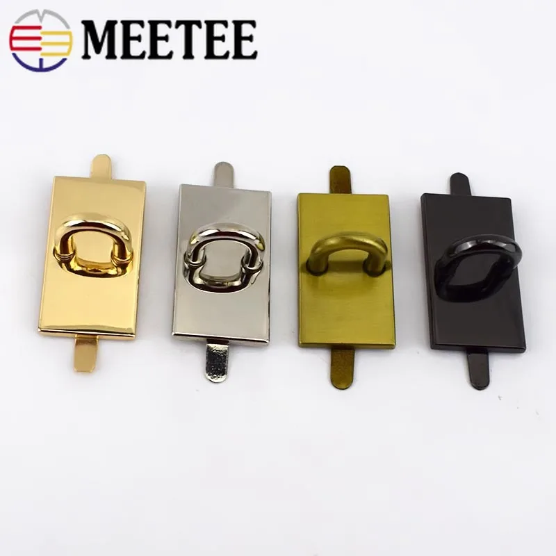 

Meetee 2/4/10pcs 20*37mm Pendant Bag Hanger Clasp O Ring Buckle Leather Bag Arch Bridge DIY Hardware Handbag Decor Accessories