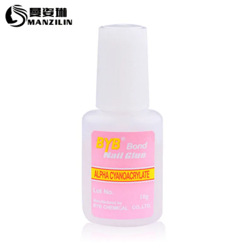 Бутылка 10 г маникюрные наконечники для клея блестящий УФ акриловый декор
