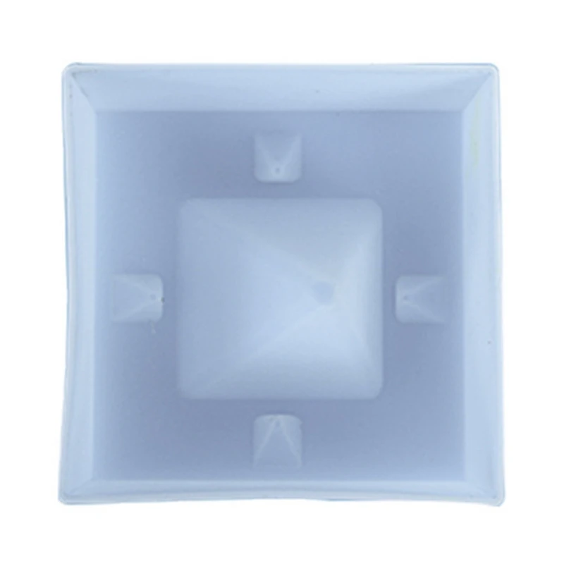 

DIY Pyramid Cellphone Bracket Holder Crystal Epoxy Resin Mold Mobile Phone Stand Silicone Mould Crafts Making Tool