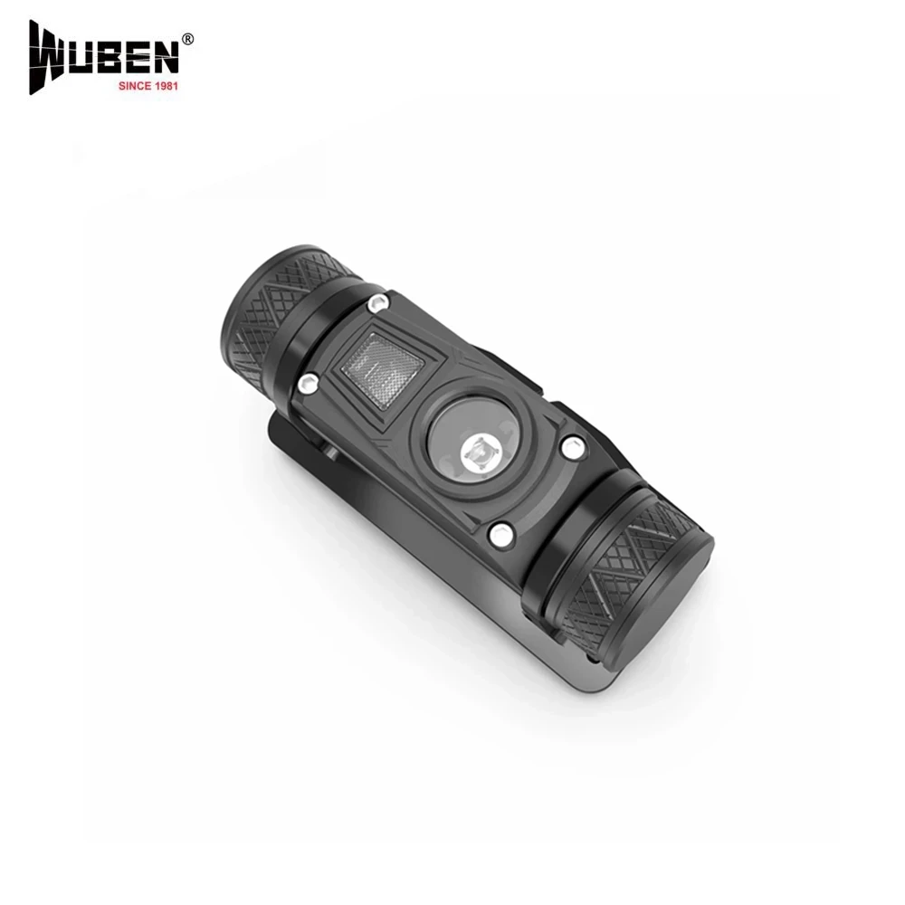 Головной фонарь WUBEN H1 P9 светодиодный с зарядкой от USB макс. 1200 лм 125 м красный