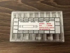 Шпилька для ремешка часов толщиной 1,21,31,5 мм, пружинные стержни из нержавеющей стали с коротким концом для ремонта часов