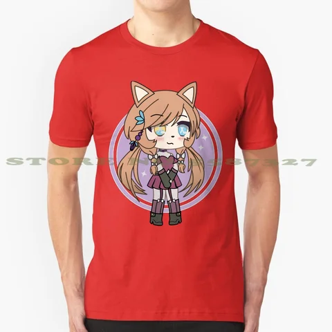 Gacha Life Casual Camiseta extragrande do jogo, Blusas femininas Harajuku  Vintage, Super Krew, Slime feminino roupas - AliExpress