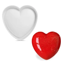 silicone heart shaped cake mold 8 inch large baking mold not sticky mould for mousse chocolate cheesecake jelly fondant