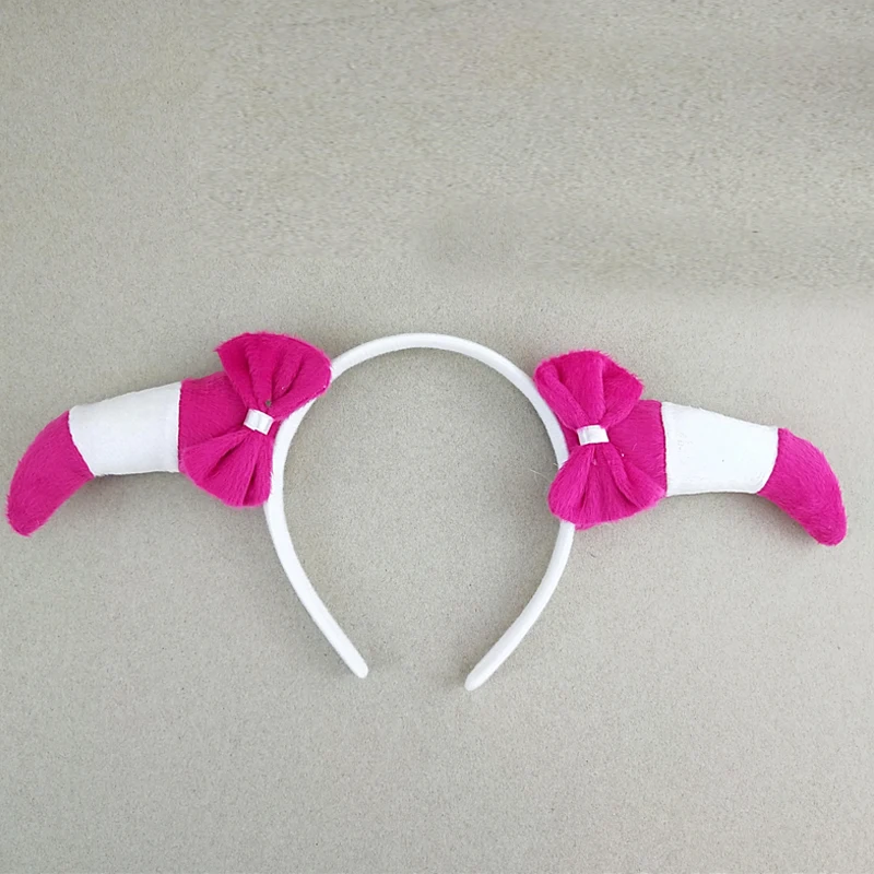 Мультяшная овца коза рог животное повязка на голову косплей реквизиты