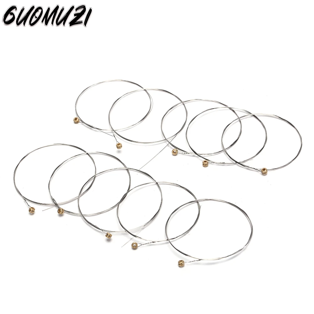 

10 Pcs Guitar Strings Stainless Steel Acoustic Guitar String 1st E String 0.30mm