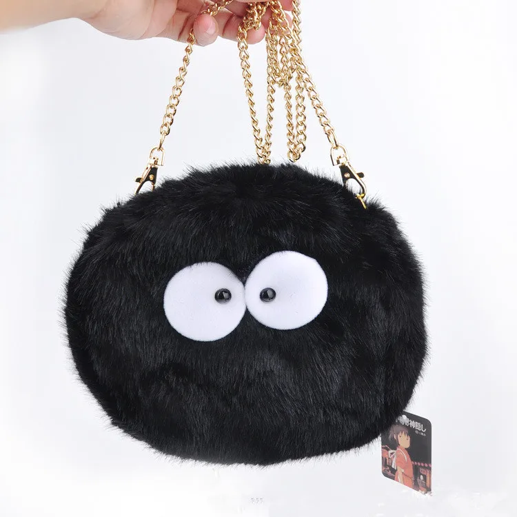 Аниме милая сумочка Totoro Fairydust плюшевая мягкая сумка через плечо Susuwatari Наплечные