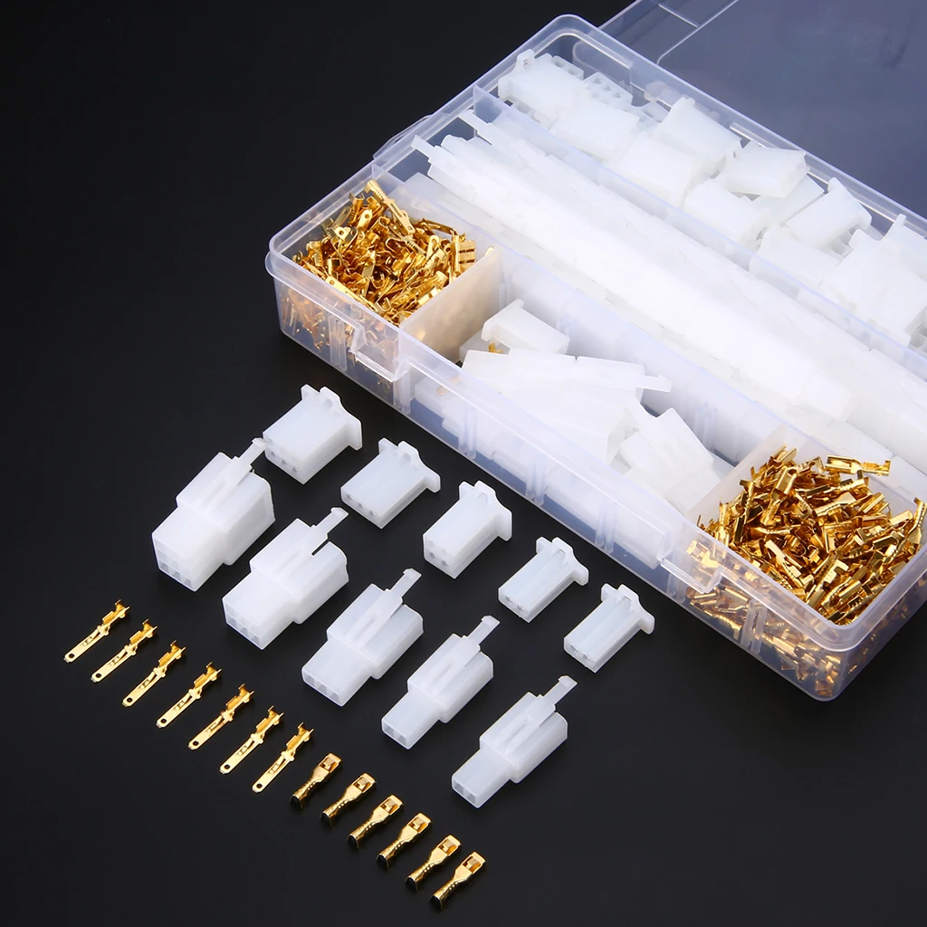 

580x Electrical Wire Connector 2 3 4 6 9Pin Cable Terminals For Bike Car