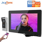 Видеодомофон Jeatone, 10 дюймов, 1080P, Wi-Fi, для домофона