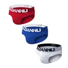 Трусы мужские из дышащего хлопка, 3 шт.лот