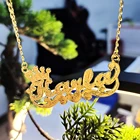 2021 Новое модное индивидуальное имя с ожерельем в виде короны и персонализированными ожерельями с сердцем мужские и женские пользовательские аксессуары