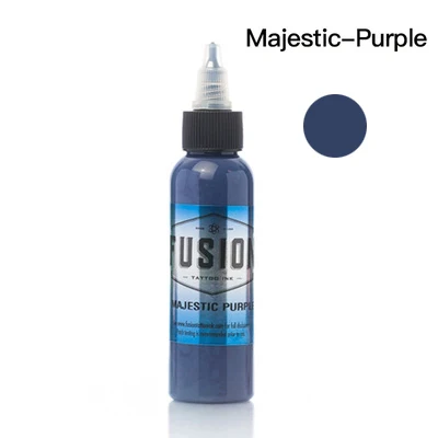 majestic purple Набор чернил татуировки пигмент краска для татуау пигмент tintas para labios краска для татуировока пигменты цвет татуировки - Цвет: majestic purple