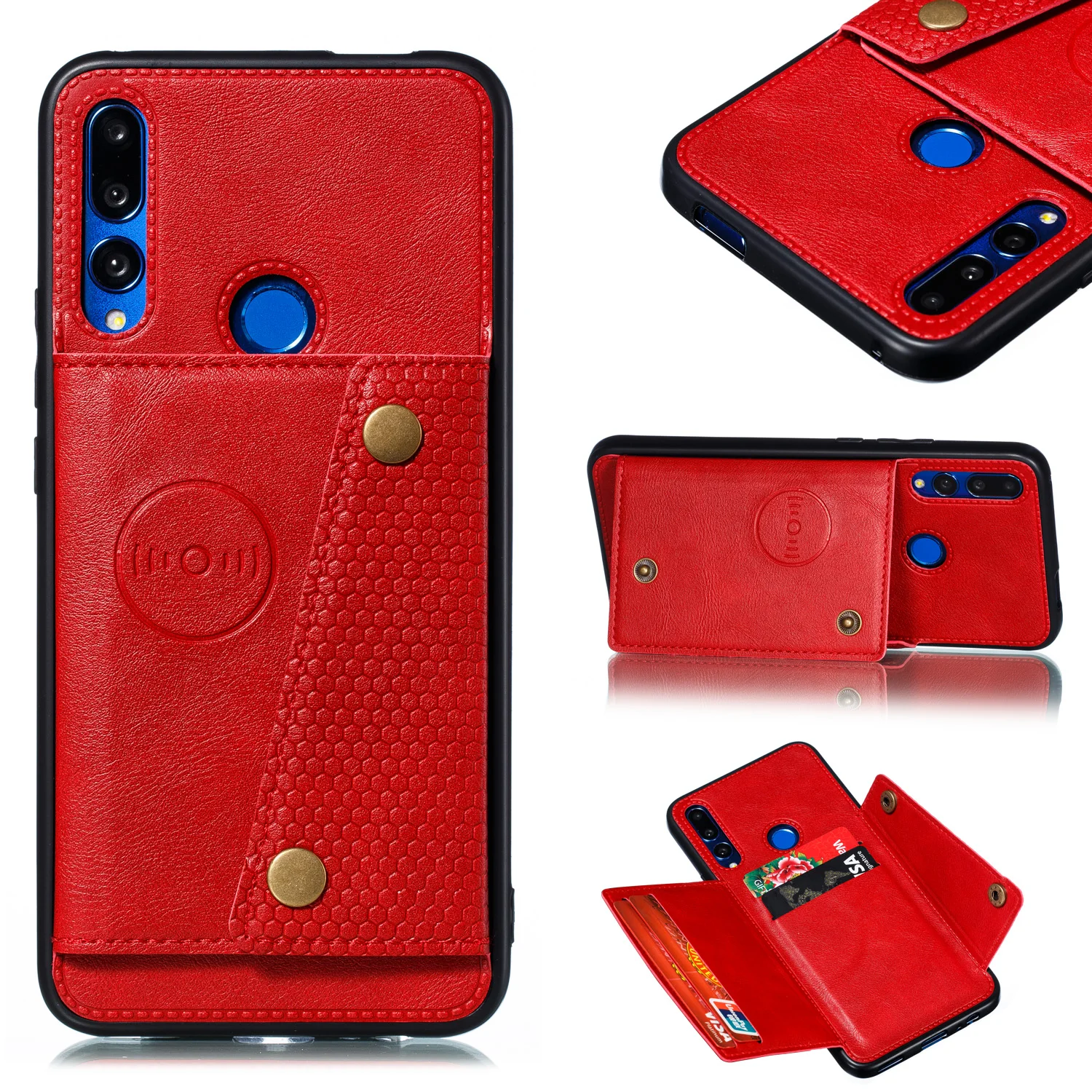 Чехол-бумажник с отделением для карт для huawei Y9 Prime P Smart Z P20 Lite Honor 20 Nova 5 5i 4e Mate20 P30 Pro кожаный чехол с подставкой