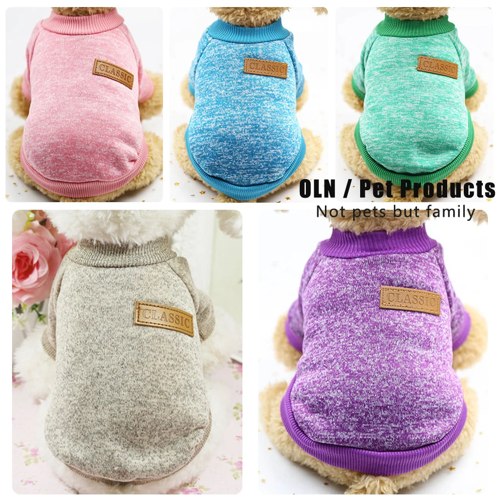 Классическая теплая одежда с принтом в виде собак Щенок Одежда для домашних