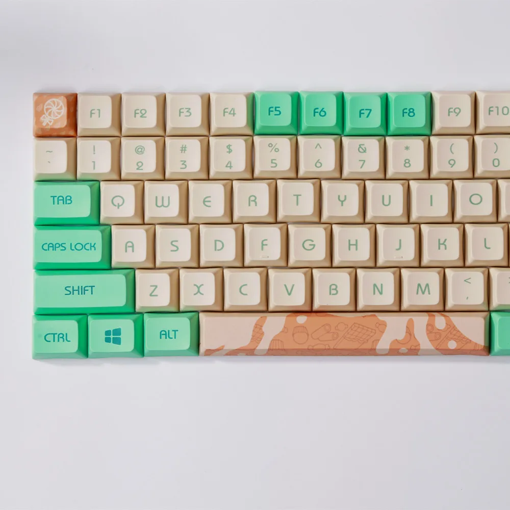 1 Набор колпачки для клавиш механической клавиатуры MX candy XDA с краской PBT